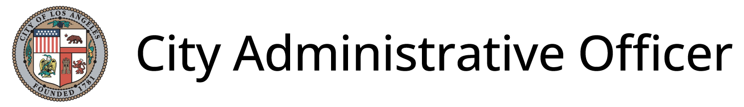 City Administrative Officer Logo